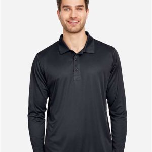 Men's Zone Performance Long Sleeve Polo - TT51L